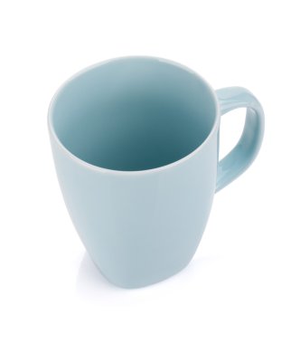 hafif mavi kahve fincanı