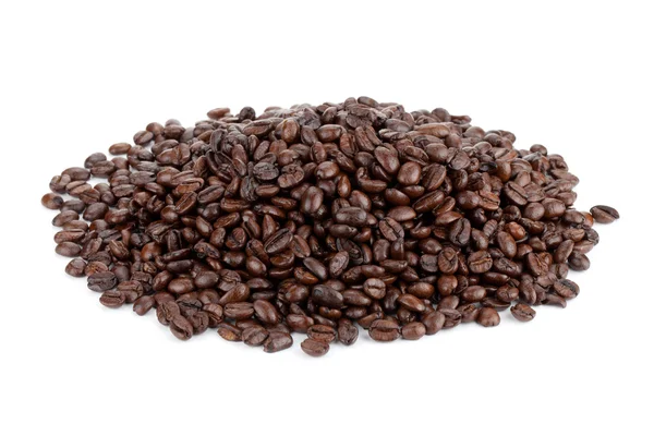 Kahve çekirdekleri yığını — Stok fotoğraf
