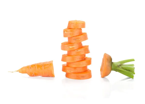 Морква свіжа нарізаний — стокове фото