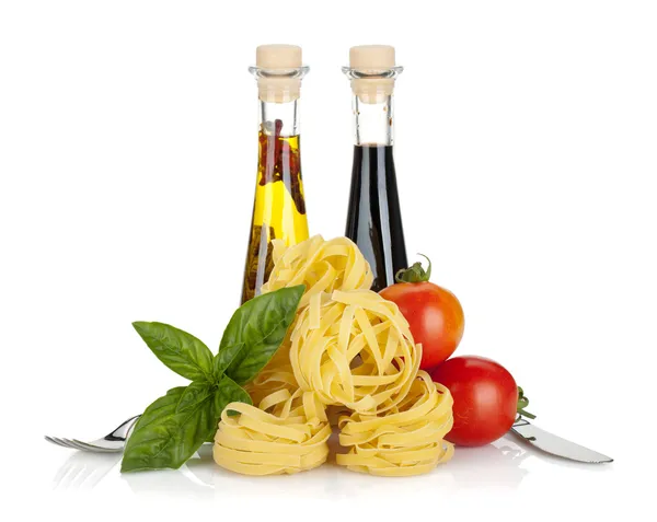 意大利颜色的食物 — 图库照片
