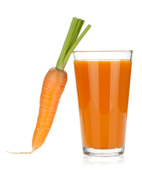 Jus de carotte frais — Photo
