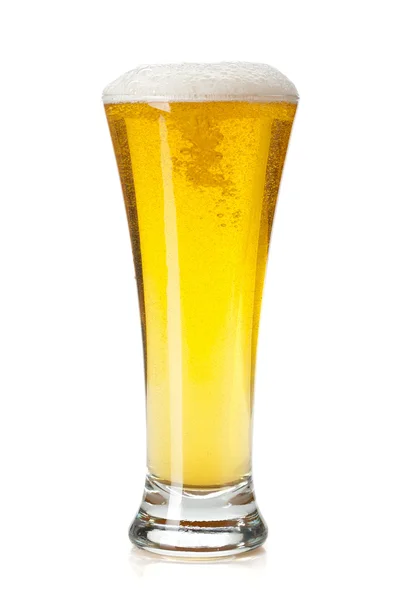 Ποτήρι μπύρα lager — Φωτογραφία Αρχείου