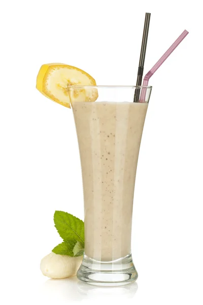 Bananenmilch-Smoothie — Stockfoto