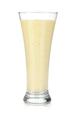 Banana milk smoothie clipart