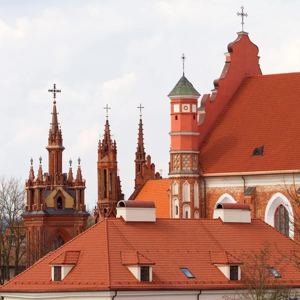 St. Anne's and Bernardinu Church in Vilnius, Lithuania — Stock Photo, Image