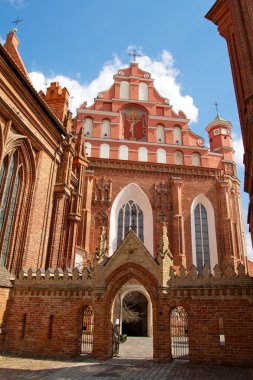 Aziz Anne'nin ve bernardinu kilise Vilnius, Litvanya