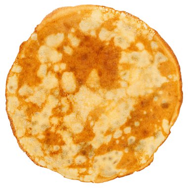 Pancake isolated on white background clipart