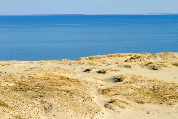 砂漠の砂の背景、クルシューの吐き出す砂丘 — ストック写真