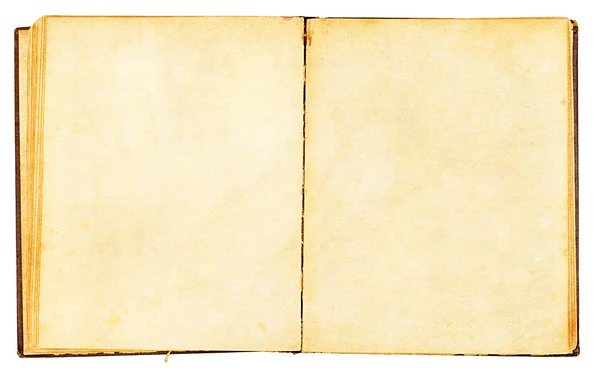 Oude boek geïsoleerd op witte achtergrond — Stockfoto