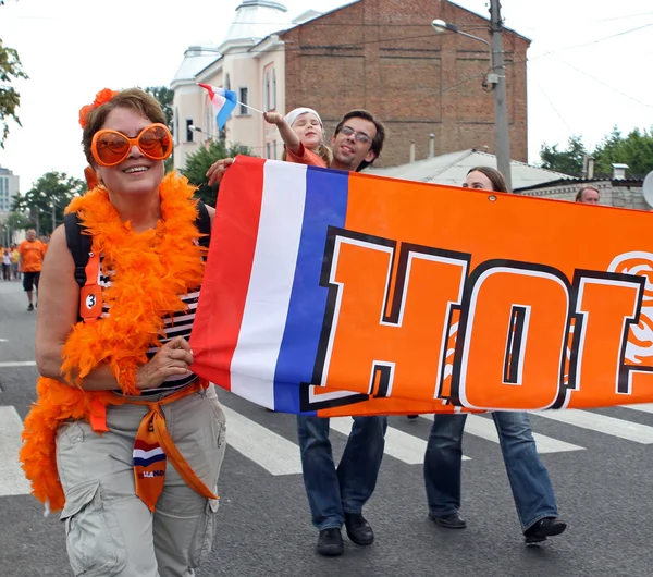 Netherlands fans — Stock Photo, Image