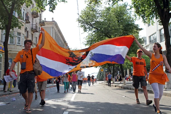 Netherlands fans Stock Picture