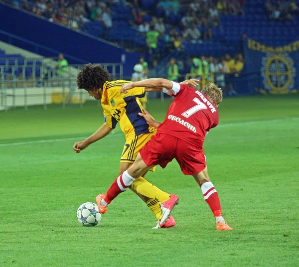 FC Metalist vs FC Illichivets soccer match — Stock Photo, Image