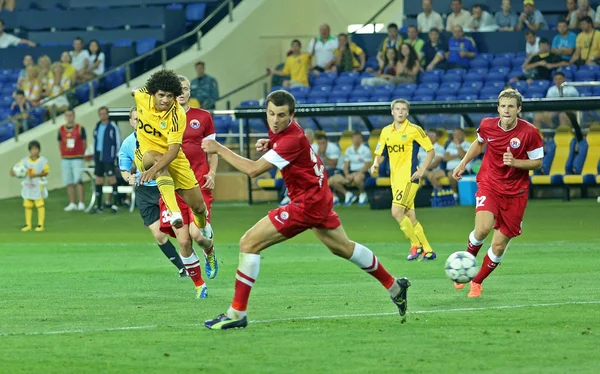 stock image FC Metalist vs FC Illichivets soccer match