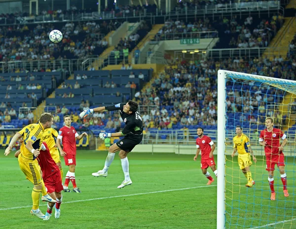 stock image FC Metalist vs FC Illichivets soccer match