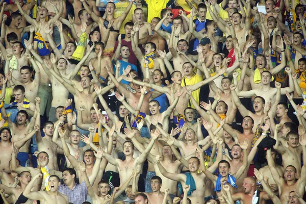FC Metalist Kharkiv fans — Stock Photo, Image