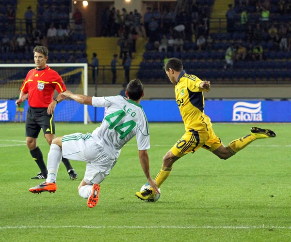 FC Metalist Kharkiv vs AC Omonia Nicosia jogo — Fotografia de Stock