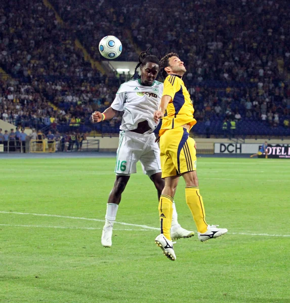 FC Metalist Kharkiv vs AC Omonia Nicosia partita — Foto Stock