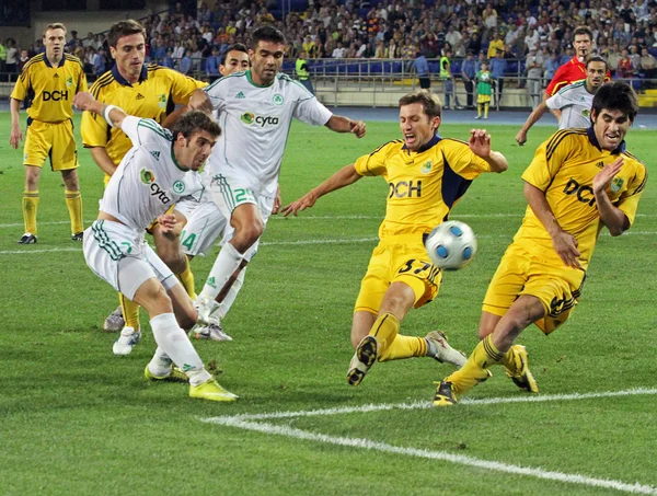 FC Metalist Kharkiv vs AC Omonia Nicosia partita — Foto Stock