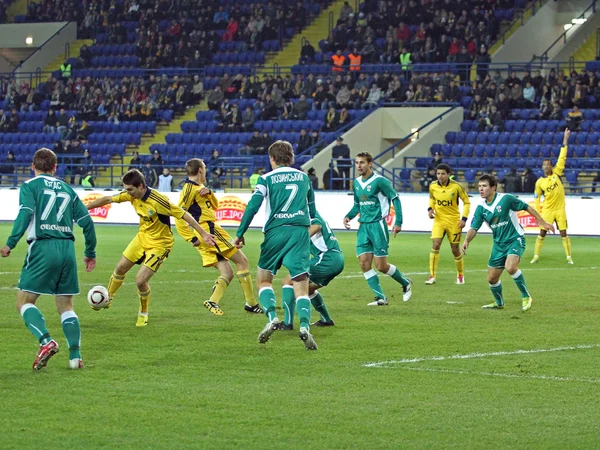 Fc metalist kharkiv vs fc obolon kyiv Fußballspiel — Stockfoto