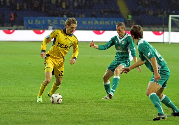 Fc 메탈 리스트 하르키우 vs Fc Obolon 키예프 축구 경기 — 스톡 사진