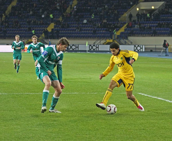 FC Metalist Kharkiv vs FC Obolon Kyiv football match — Stock Photo, Image