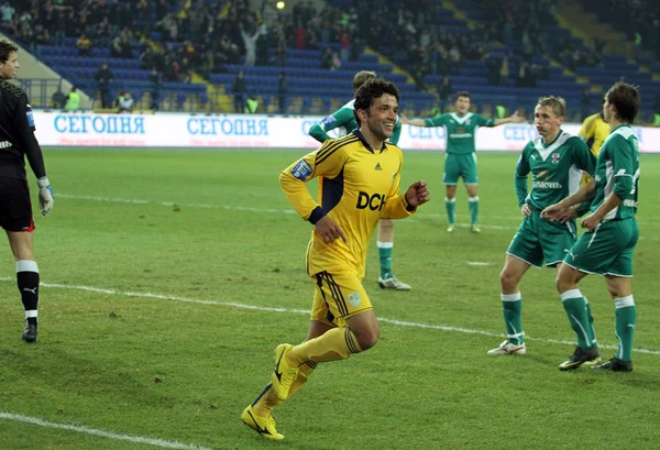FC metalist kharkiv vs fc obolon Kiev futbol maç — Stok fotoğraf