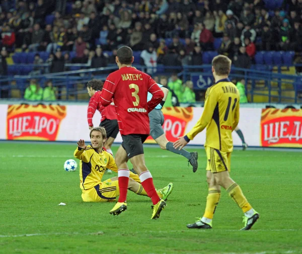 Metalist Charkiw vs Metalurh Zaporizhya Fußballspiel — Stockfoto