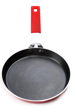 Red frying pan clipart