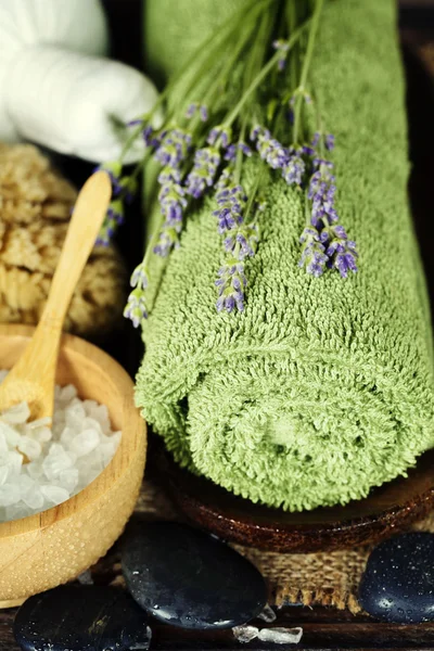 라벤더 온천 — 스톡 사진