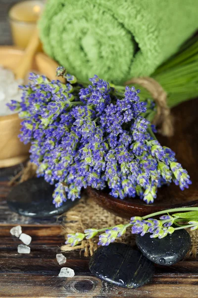 Lavendel spa — Stockfoto