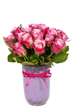 Pink roses clipart