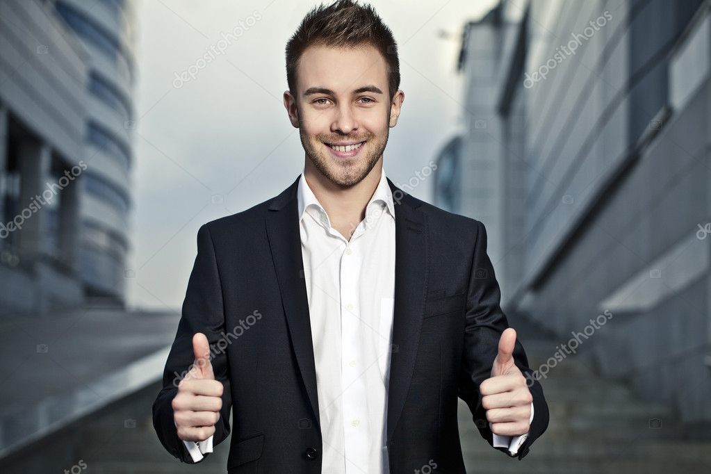 Business Man Poses With Hands On Lapels Stock Photo - Download Image Now -  Adult, Business, Businessman - iStock