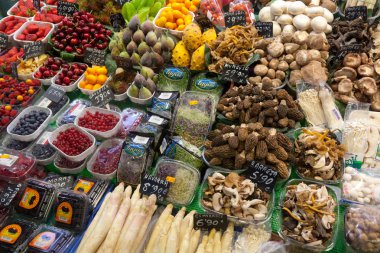 La boqueria market Barcelona - İspanya