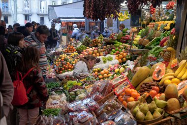 La Boqueria market in Barcelona - Spain clipart