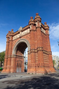 Triumph arch (arc de triomf), barcelona, İspanya