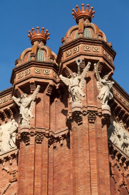 Triumph arch (arc de triomf), barcelona, İspanya