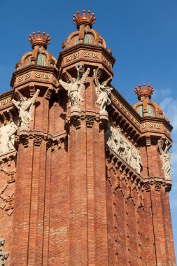 Triumph arch (arc de triomf), barcelona, İspanya