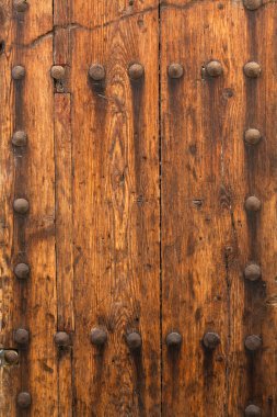 Old wooden door clipart