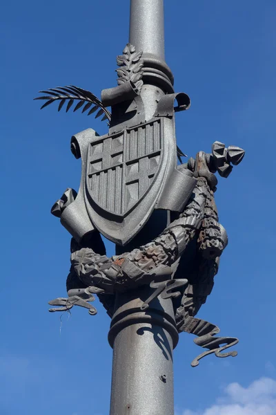 Barcelona coat of arms - Spain — Stock Photo, Image