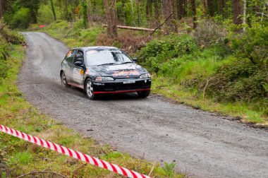J. Lowery driving Honda Civic