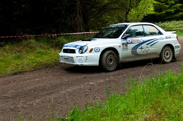 J. Connors condução Subaru Impreza — Fotografia de Stock