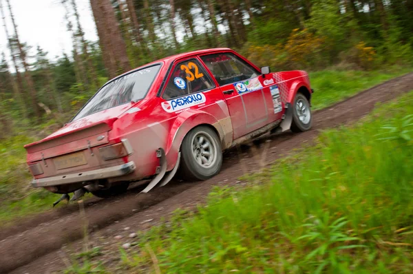 Stock image A. Commins driving Ford