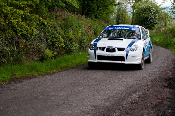 S. Cullen kjører Subaru Impreza – stockfoto