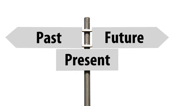 Vergangenheit, Gegenwart und Zukunft — Stockfoto
