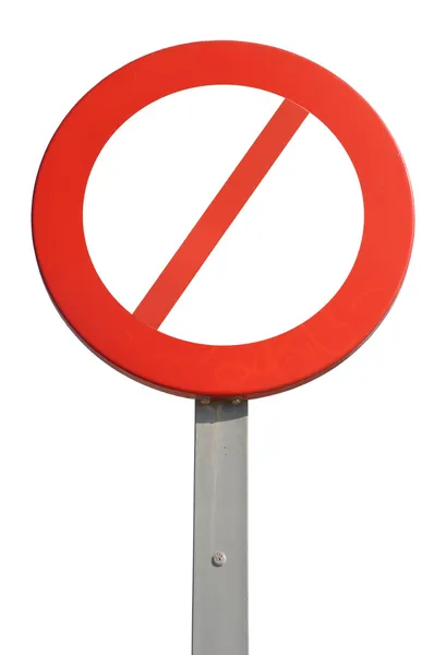 Заборонені знак — стокове фото