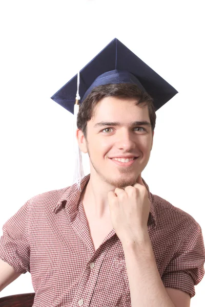 High school graduate smiling — Stock Photo, Image