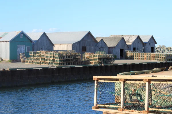 Lobster traps in P.E.I. — Stock Photo, Image