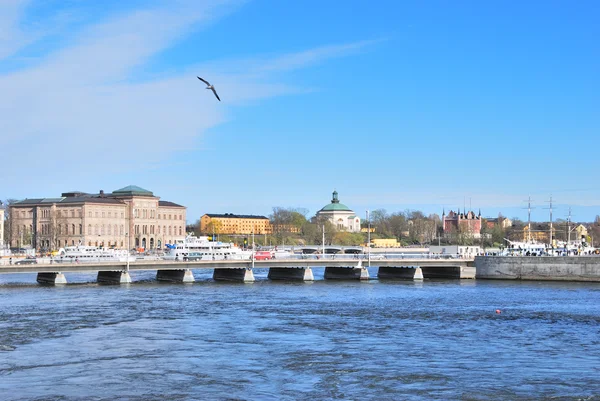 Stockholm. sundet norrstrom — Stockfoto