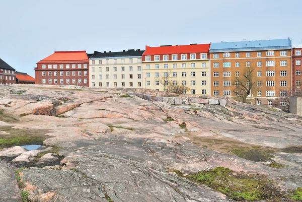 Helsinki. rotsachtige stadsgezicht — Stockfoto
