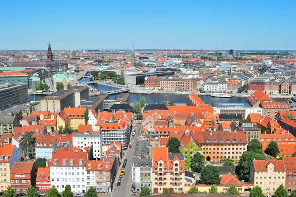 Copenaghen vista dall'alto — Foto Stock